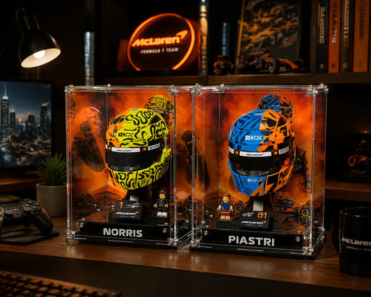 How to Display LEGO® McLaren F1® Helmets 43017 / 43023 – UK Display Guide
