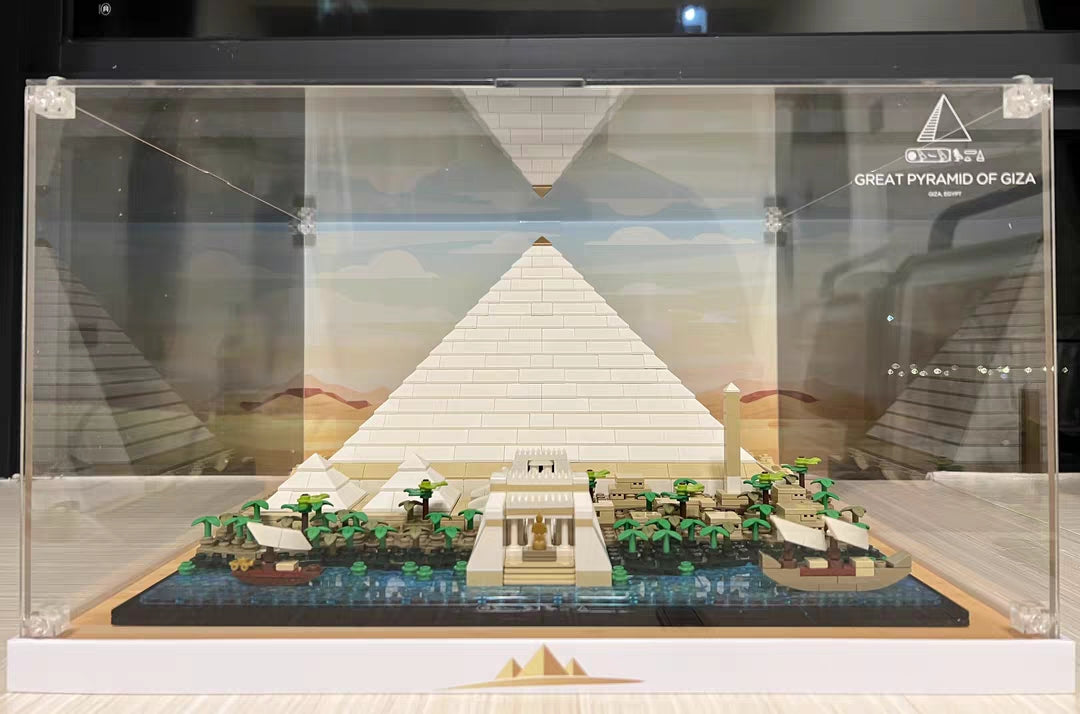 LEGO® Great Pyramid of Giza 21058 Display Case for Desk or Shelf ...