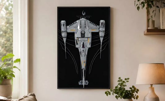 Creative Ways to Display LEGO® Star Wars™ The Mandalorian's N-1 Starfighter™ 75442