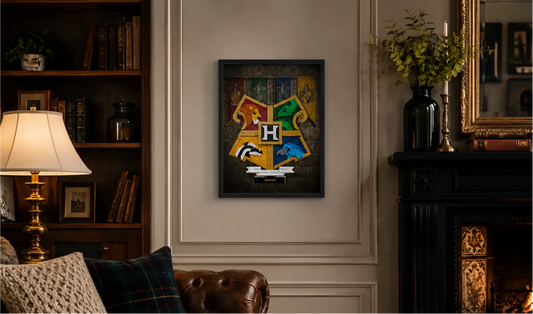 Display Your LEGO® Hogwarts™ House Crest 76462 in Style: Wall Frame Guide