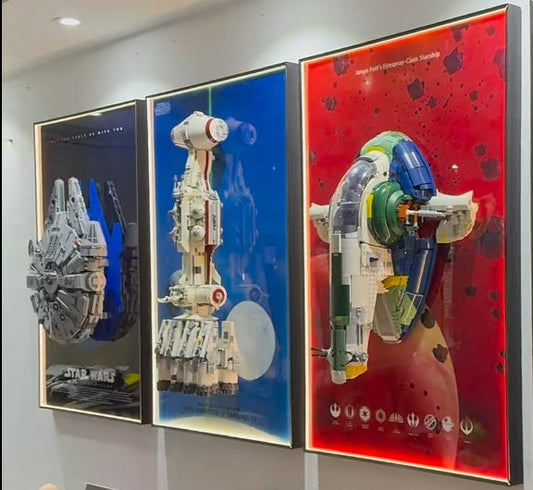 Best wall layouts for LEGO Star Wars ships