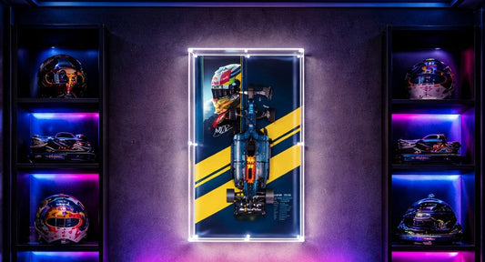 How to Display Your LEGO® Red Bull Racing F1 Car 42206 Like a Pro: Wall-Mounted Display Case Guide