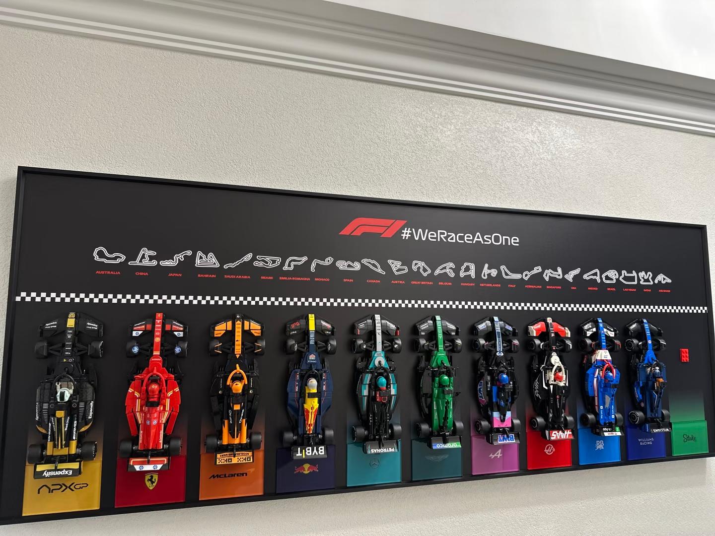 Best Wall Display Ideas for a Full LEGO® F1 Grid – brickzonehub