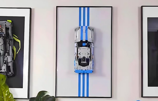 How to Display LEGO® 2 Fast 2 Furious Nissan Skyline GT-R (R34) 42210: Best Wall Display Frame Ideas