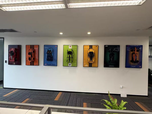 Creative LEGO F1 Display Boards and Walls - brickzonehub