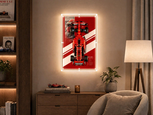 Best Wall Display Case for LEGO® Ferrari SF-24 F1 Car 42207