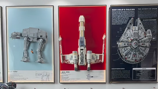 How to Display LEGO® Star Wars™ AT-AT™ Walker 75288 with a Wall Display Frame