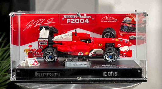 LEGO® Ferrari F2004 & Michael Schumacher 11375 Display Case Guide (UK)