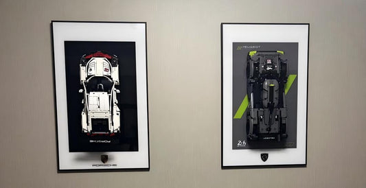 Space-Saving Display Ideas for LEGO® PEUGEOT 9X8 24H Le Mans Hybrid Hypercar 42156