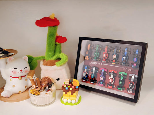 Display Your LEGO® F1® Cars 71049 with a Wall-Mounted Display Case