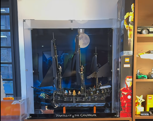 Display Frame vs Display Case for LEGO® Icons Captain Jack Sparrow’s Pirate Ship 10365