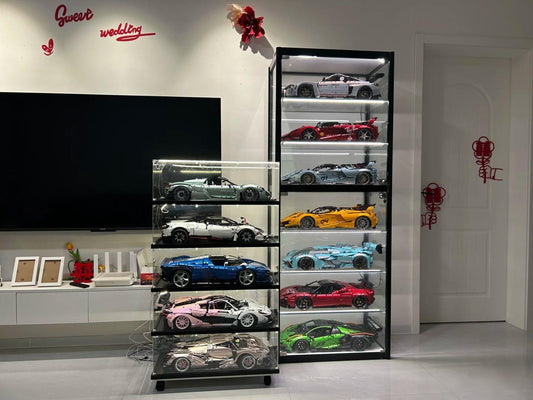 Glass Wall Display Cabinets for Collectibles, Art, and More - brickzonehub