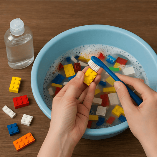 🧼 How to Clean and Restore Pre-Owned LEGO Bricks - brickzonehub