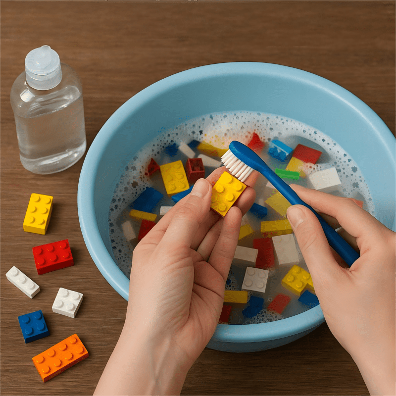 How to Clean and Restore Pre-Owned LEGO Bricks | Step-by-Step Guide ...