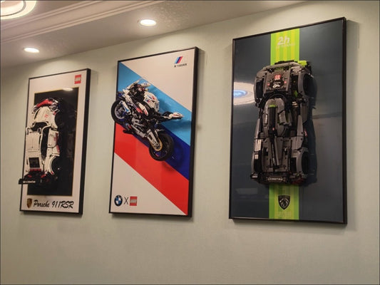 LEGO Car Wall and Mount Displays UK - brickzonehub