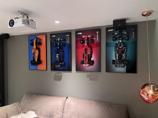 LEGO McLaren & Mercedes F1 Display Cases - brickzonehub