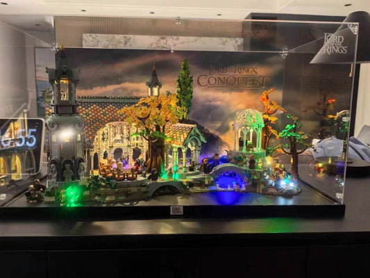 LEGO Rivendell & Barad-dûr Display Cases for Collectors - brickzonehub