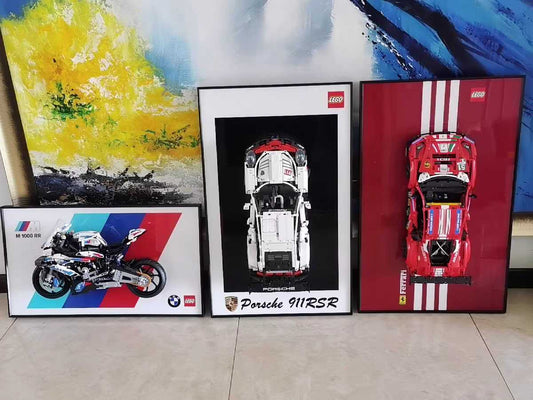 LEGO Technic Supercar Display Frames UK | Wall-Mounted Car Frames - brickzonehub