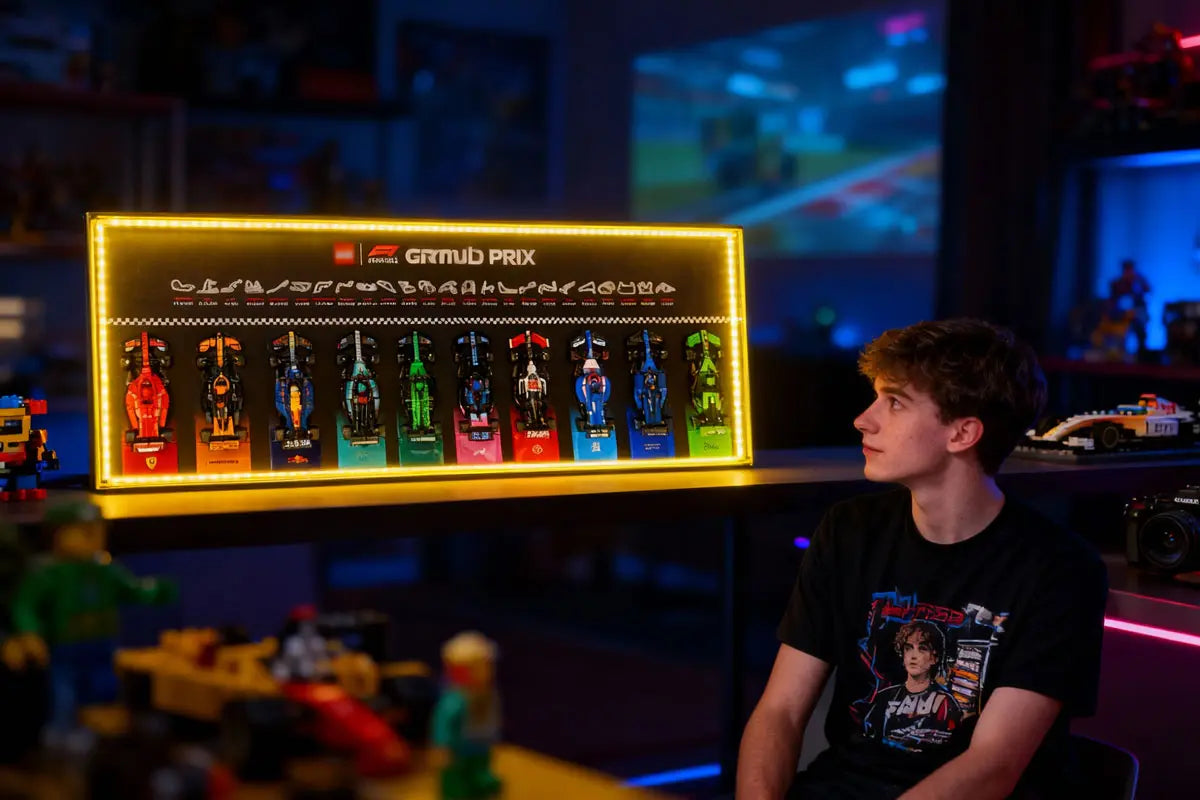 showcase your lego Speed Champions f1 collection