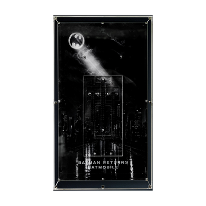 Wall-Mounted Display Case Compatible with LEGO® Batman Returns™ Batmobile™ Set 76355