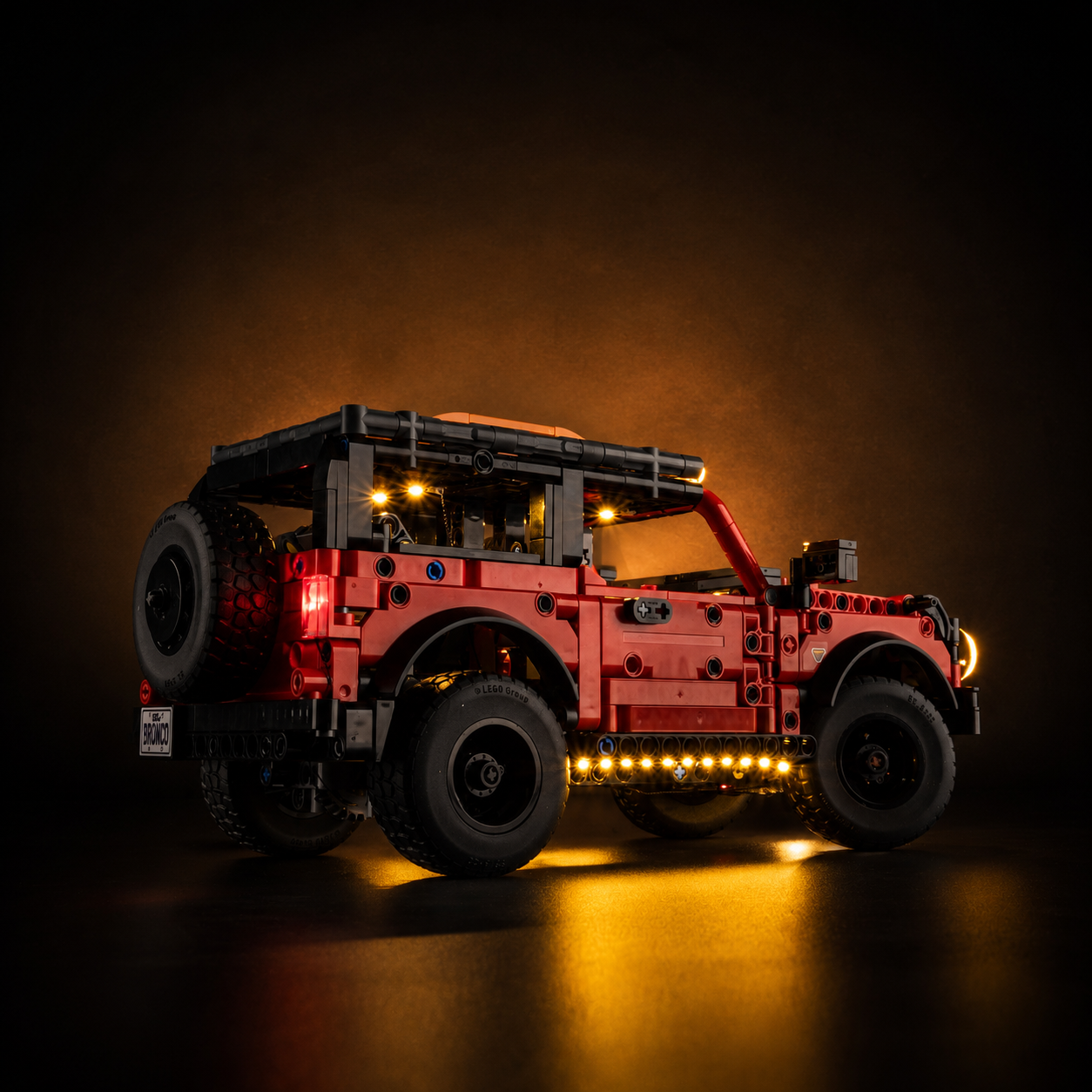 Premium-Wanddisplay kompatibel mit LEGO® Technic™ McLaren F1 42141 Stil D