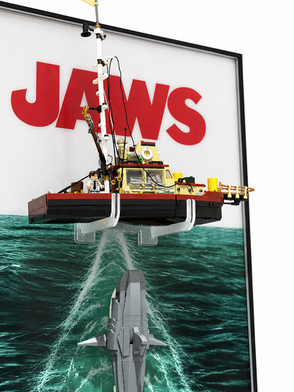 Wall Display Frame for LEGO® Ideas Jaws 21350