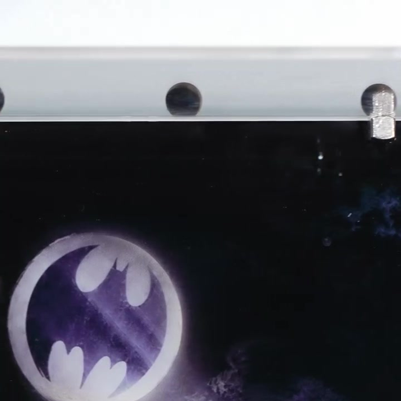 Wall-Mounted Display Case Compatible with LEGO® Batman Returns™ Batmobile™ Set 76355