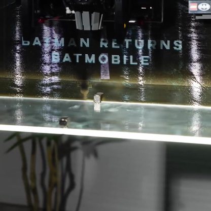 Wall-Mounted Display Case Compatible with LEGO® Batman Returns™ Batmobile™ Set 76355