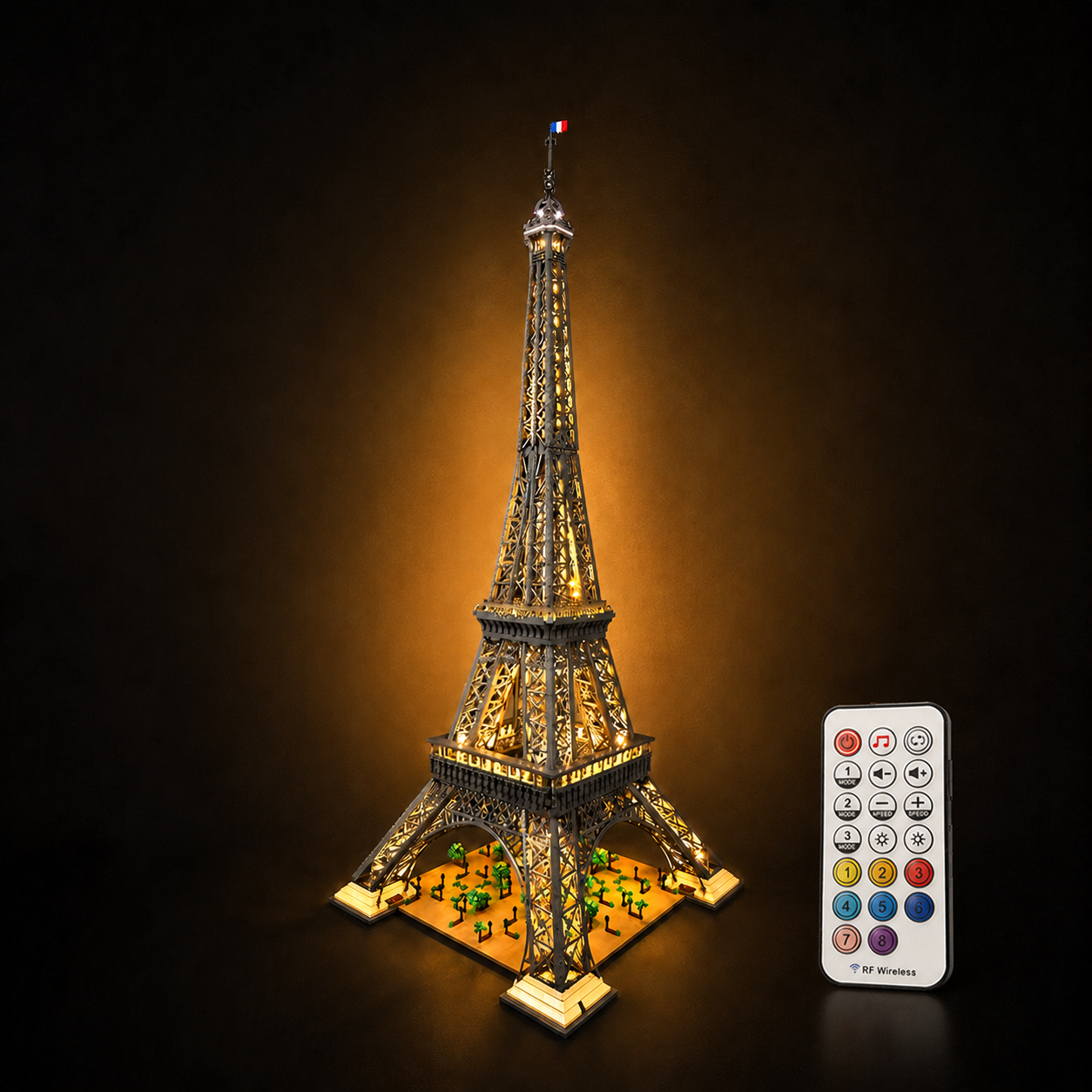 Premium-Wanddisplay kompatibel mit LEGO® Technic™ McLaren F1 42141 Stil D