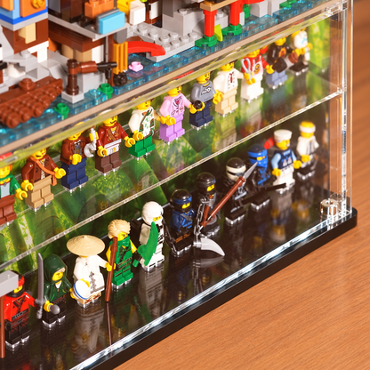 92 LEGO Minifiguren Wandvitrine