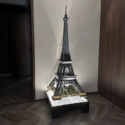 LEGO® Icons 10307 Eiffel Tower Floating Stand with LED Lights & Paris City Map