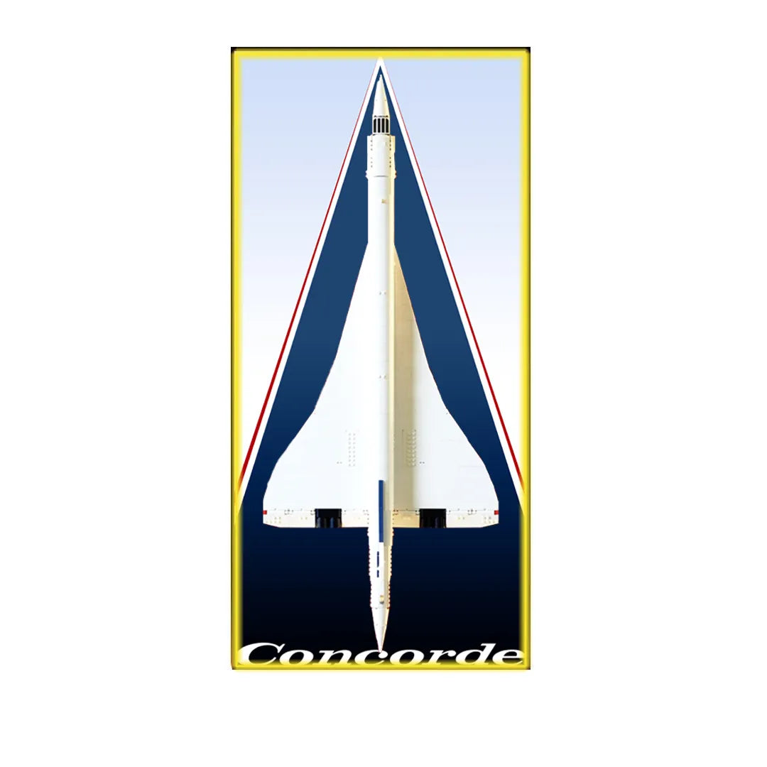 Wall Display Frame for LEGO® Icons Concorde 10318 | Supersonic Legacy