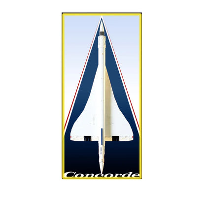 Wall Display Frame for LEGO® Icons Concorde 10318 | Supersonic Legacy