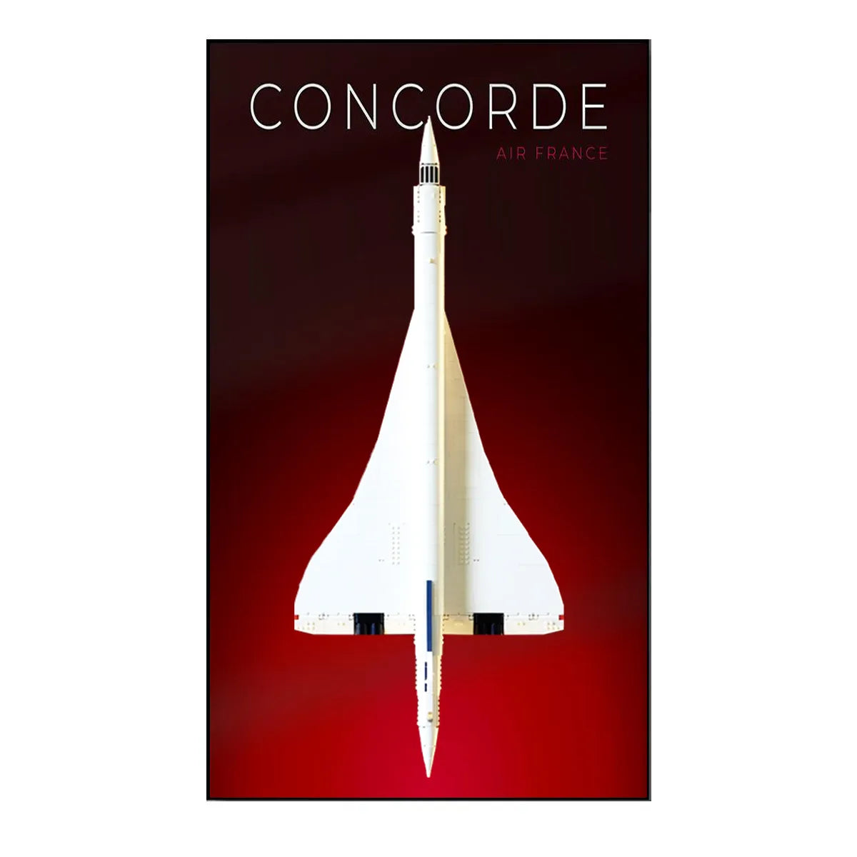 LED-Wanddisplayrahmen für Lego® Concorde Set (10318)