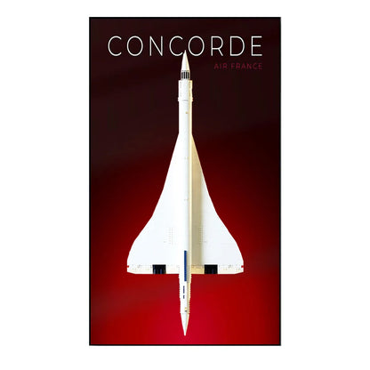 LED-Wanddisplayrahmen für Lego® Concorde Set (10318)