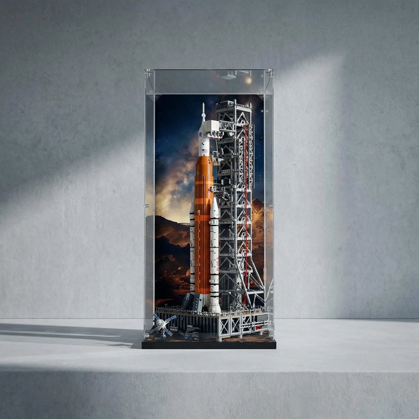LEGO® NASA Artemis Space Launch System Acryl-Vitrine 10341 