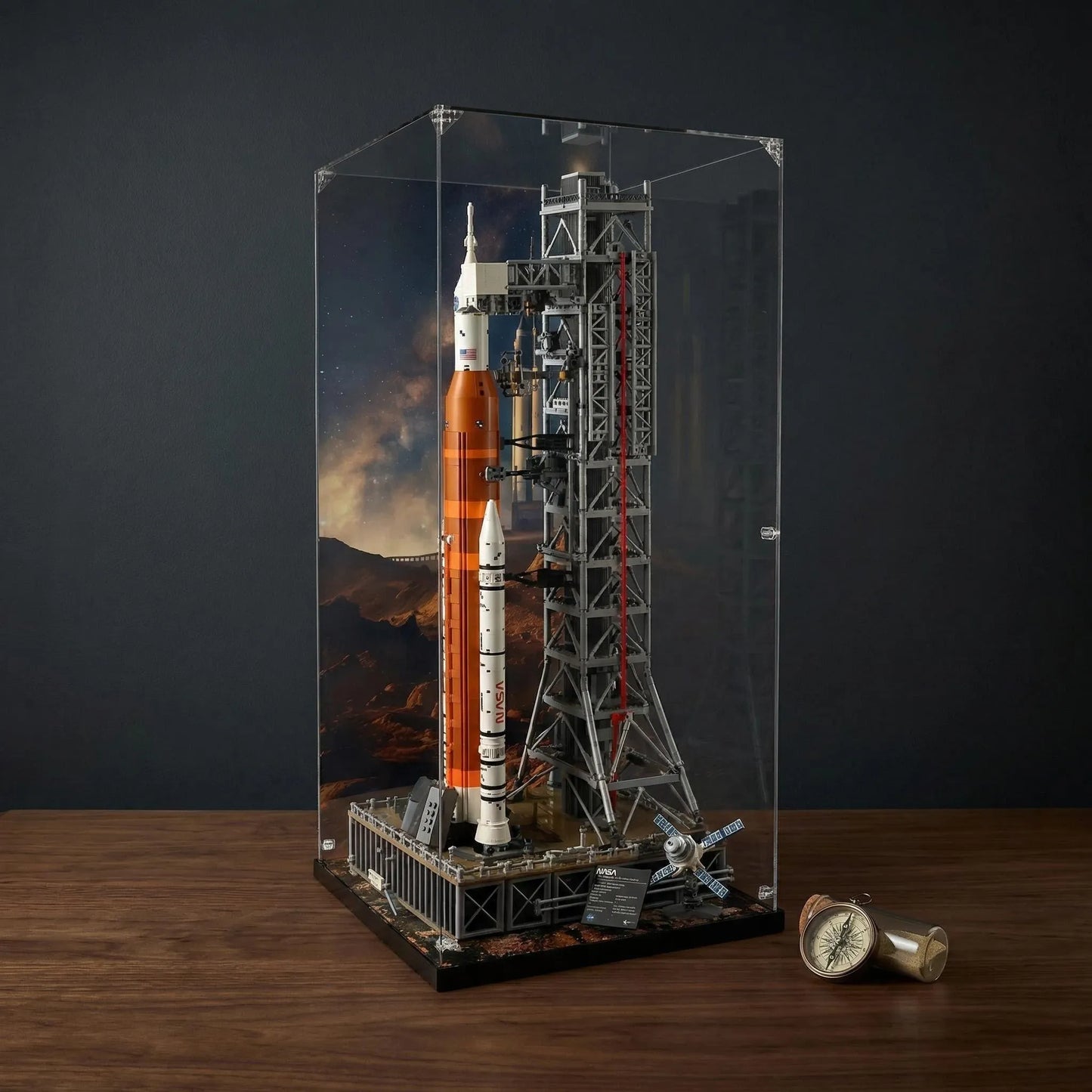 LEGO® NASA Artemis Space Launch System Acryl-Vitrine 10341 