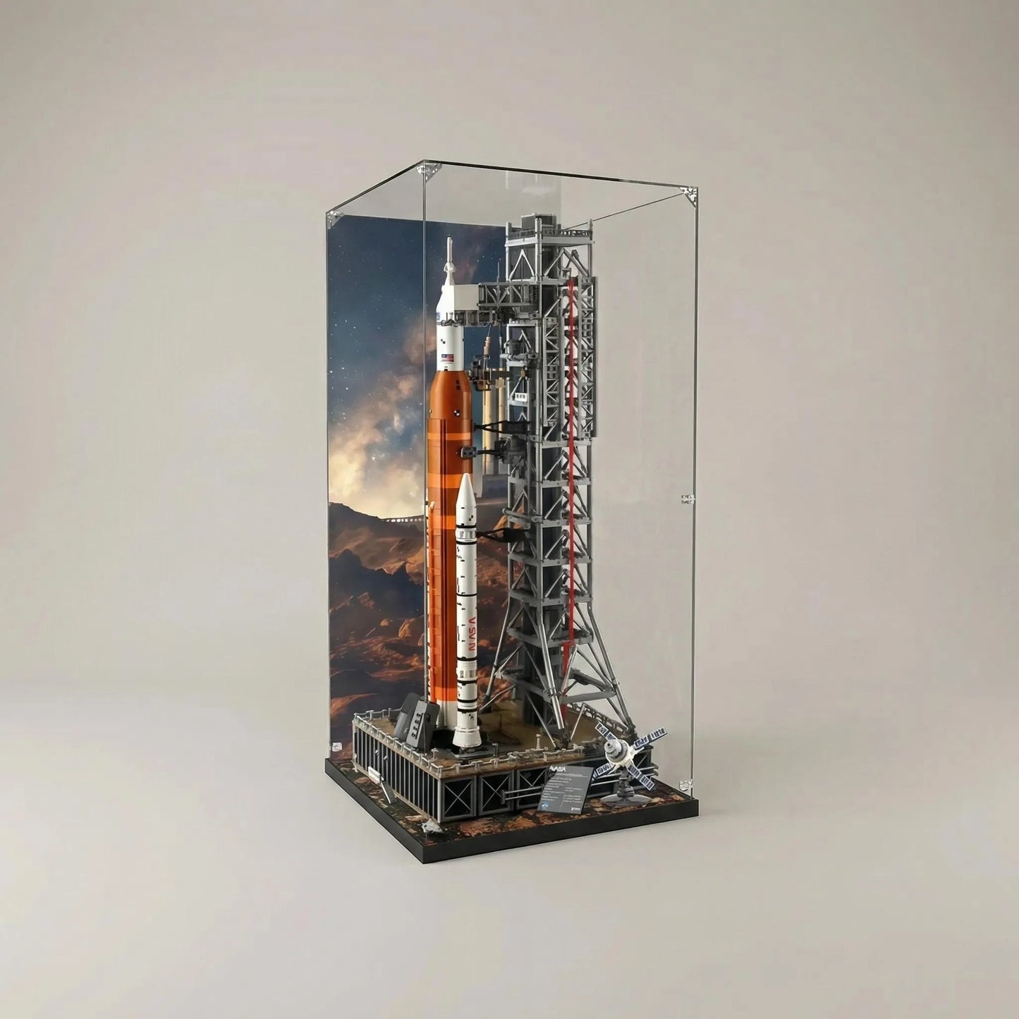 LEGO® NASA Artemis Space Launch System Acryl-Vitrine 10341 