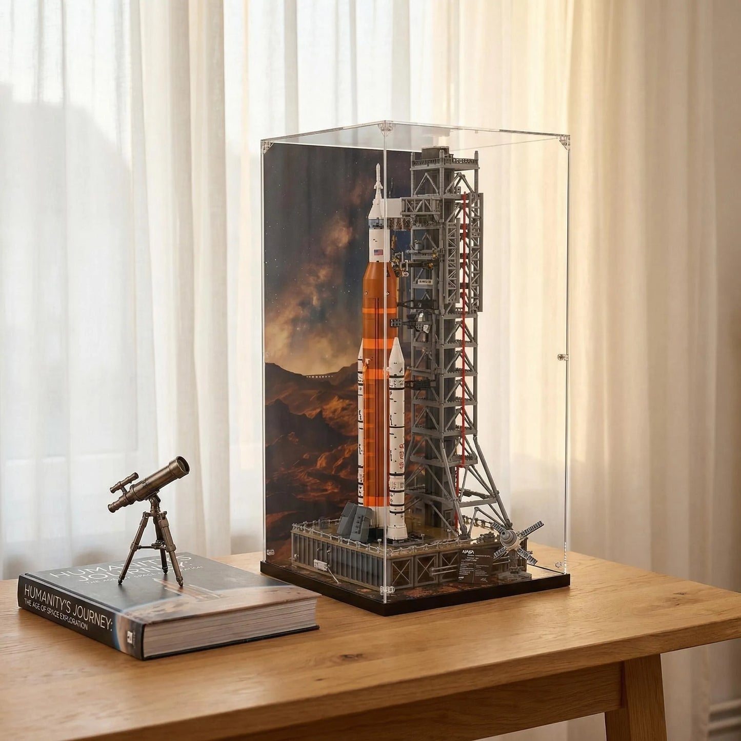 LEGO® NASA Artemis Space Launch System Acryl-Vitrine 10341 