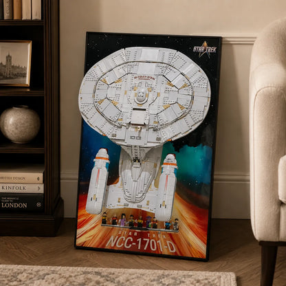 Wall Display Frame for LEGO® Icons Star Trek USS Enterprise NCC-1701-D™ 10356