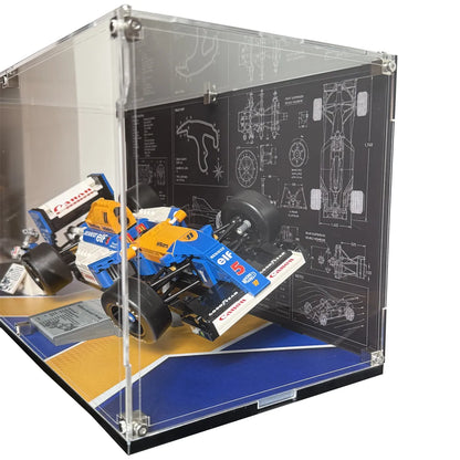 Acryl-Vitrine für LEGO® Williams FW14B &amp; Nigel Mansell 10353