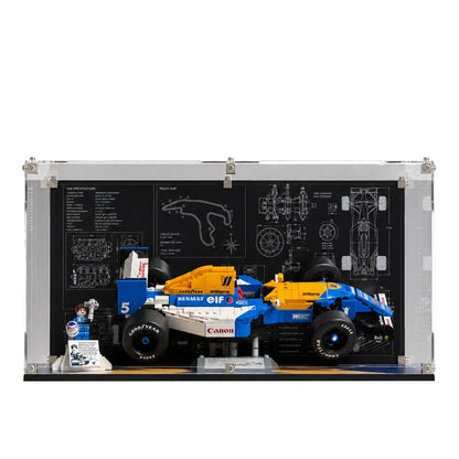Acryl-Vitrine für LEGO® Williams FW14B &amp; Nigel Mansell 10353