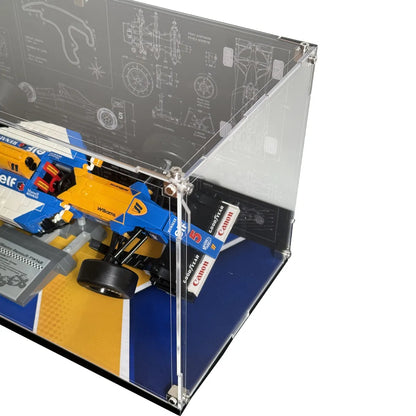 Acryl-Vitrine für LEGO® Williams FW14B &amp; Nigel Mansell 10353