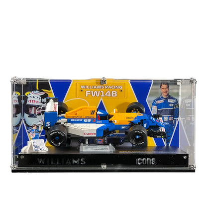 Premium Display Case Compatible with LEGO®Icons for F1 Legends (10330, 10353, 11375)