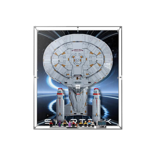 Acrylic Display Case Compatible with LEGO® Icons Star Trek: U.S.S. Enterprise NCC-1701-D™ 10356