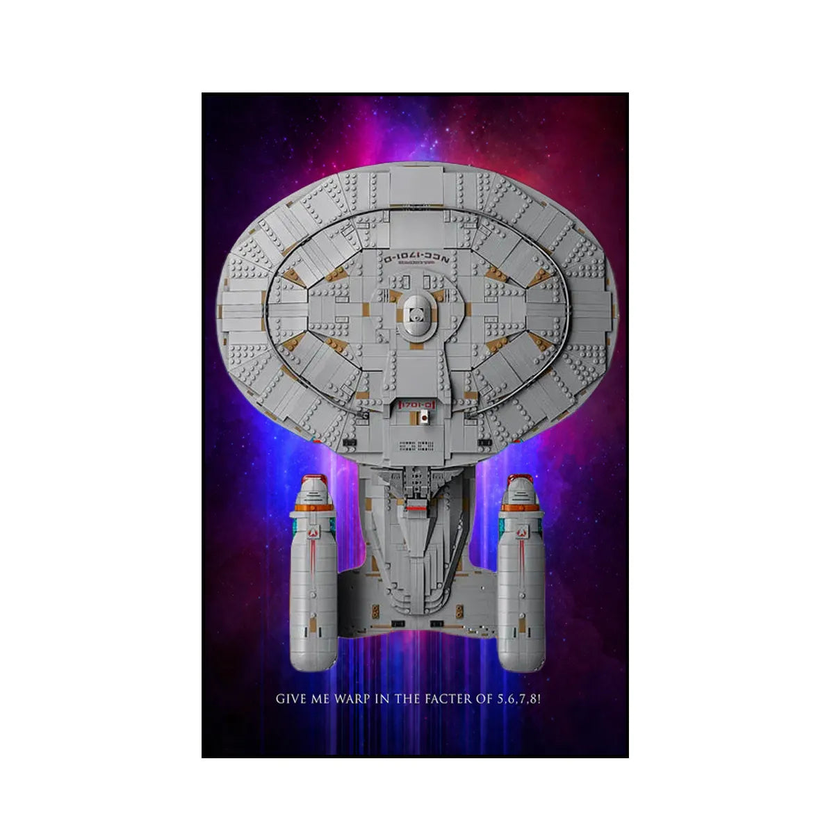 Display-Wandhalterung für LEGO® 75355 Star Wars™ T-65 X-Wing
