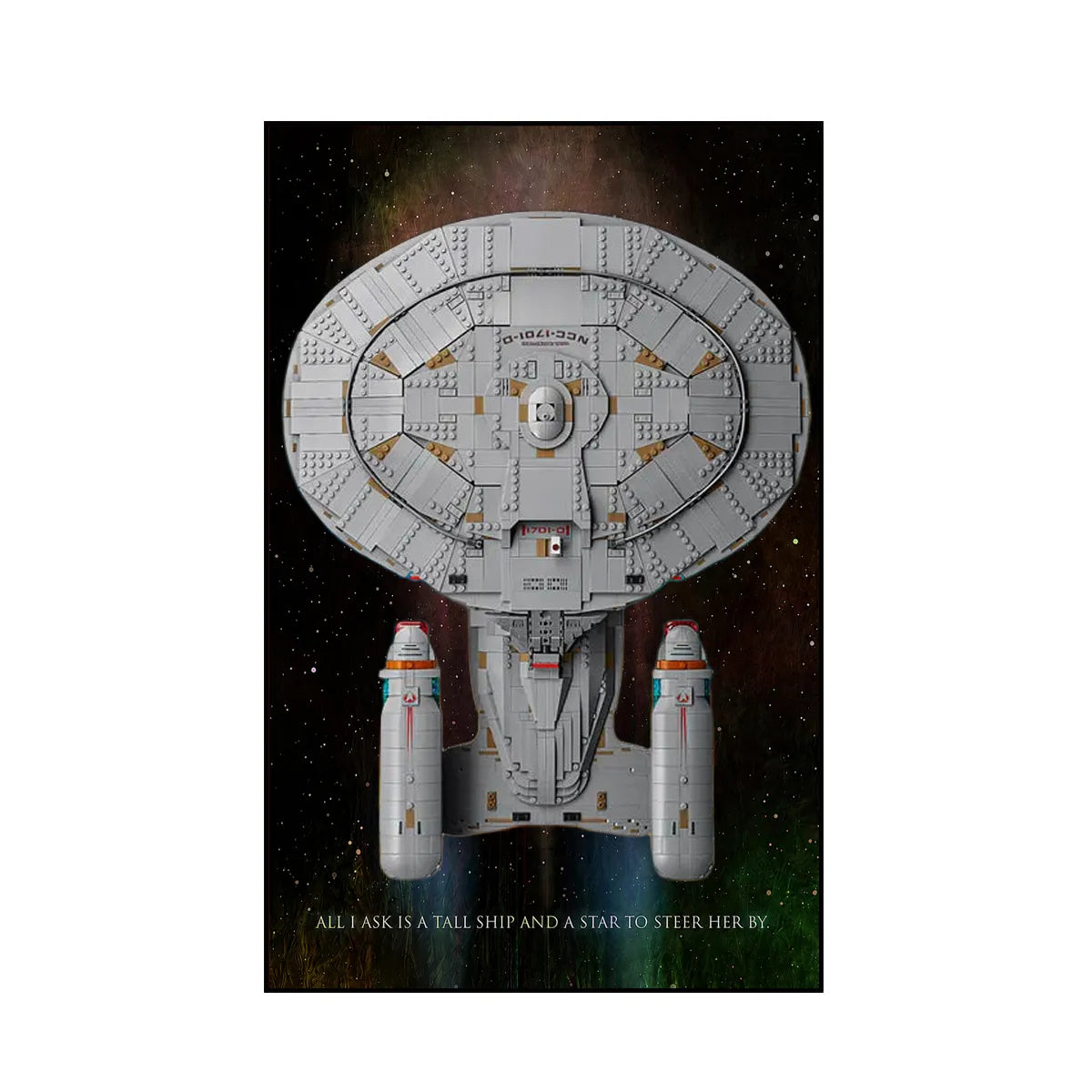 Display-Wandhalterung für LEGO® 75355 Star Wars™ T-65 X-Wing