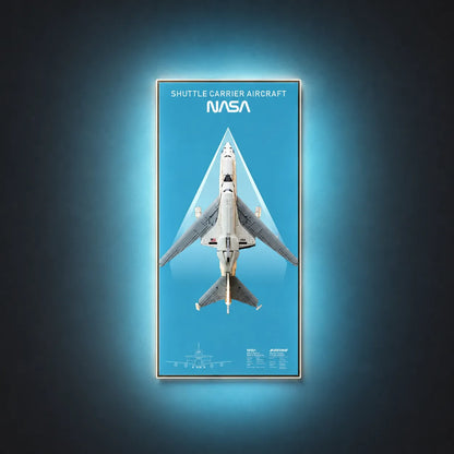 Wanddisplayrahmen für LEGO NASA Shuttle Carrier (10360)