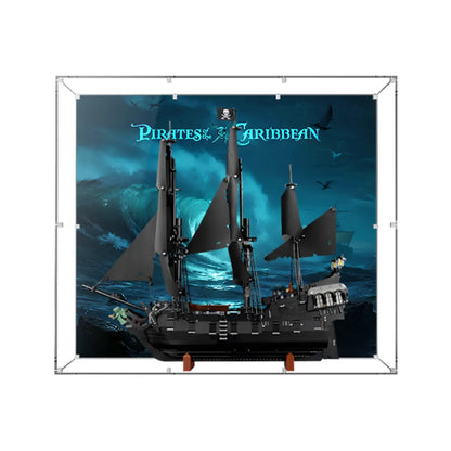 Acrylic Display Case Compatible with LEGO® Icons Captain Jack Sparrow’s Pirate Ship 10365