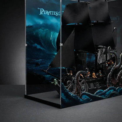 Acrylic Display Case Compatible with LEGO® Icons Captain Jack Sparrow’s Pirate Ship 10365